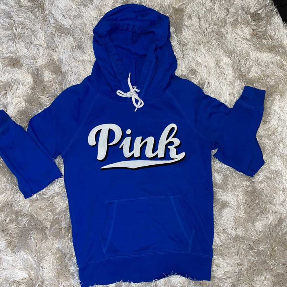 Royal blue PINK hoodie